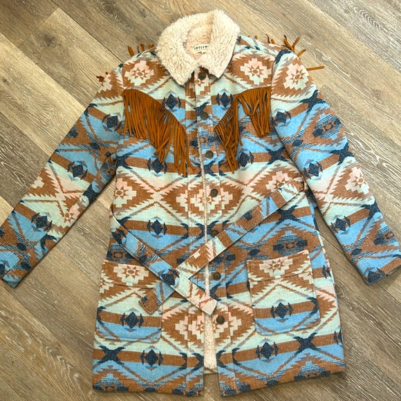 Fur lined western coat - Picture 1 of 3